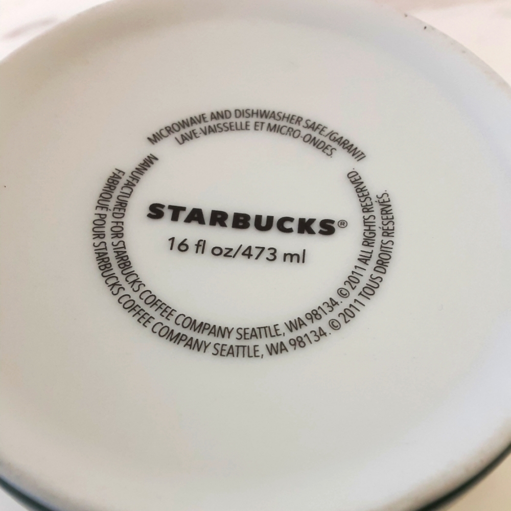 STARBUCKS ATLANTA GLOBAL ICON COLLECTION 2011 COFFEE CUP OZ 16 - Picture 5 of 5